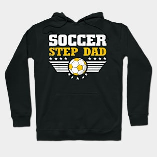 Mens Soccer Step Dad Sports Players Step Dad Father'S Day Hoodie